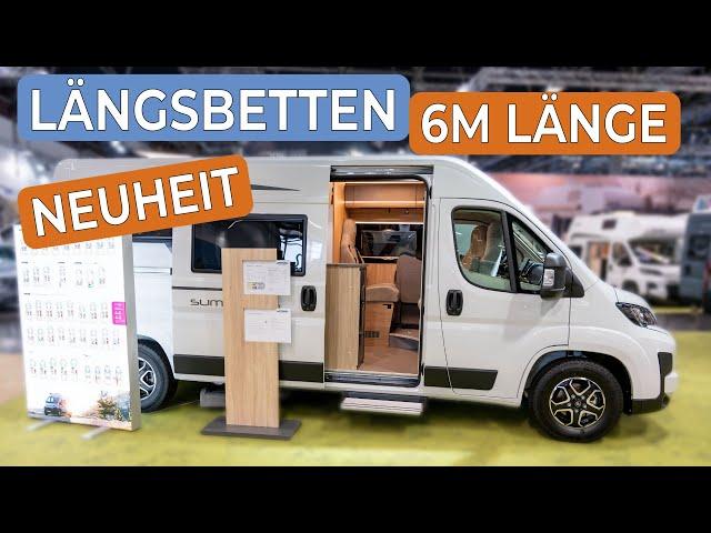 Der beliebteste Kastenwagen mit 6m und Längsbetten - Neue Wohnwelt - Pössl Summit Shine 600 L