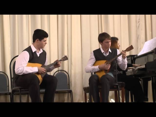 "Одаренные дети Подмосковья" Март 2014г. Меденцев Даниил и Махмудов Максим