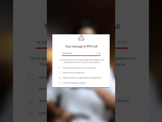 Google Photos Storage Full Problem Solved  #techshorts #tech