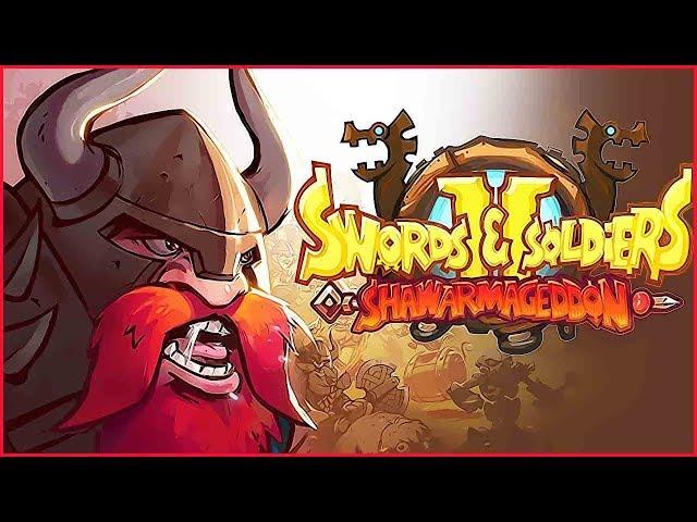 Swords and Soldiers 2 Shawarmageddon Прохождение #5 ПОЛИЦИЯ ПРОТИВ ВИКИНГОВ.