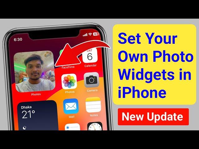 How to Set Your Own Photo Widgets in iPhone Home Screen | Set Favourite Photo Widget in iPhone 2024