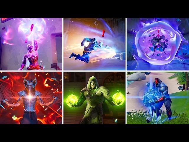 Evolution of All Special Abilities of Mythic Bosses in Fortnite (Chapter 2 - Chapter 5)