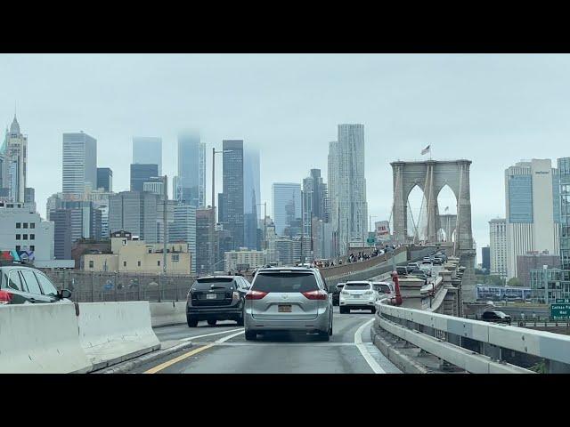 Driving New York City to New Haven Connecticut on a Rainy Day - FDR Drive, Bruckner Expy, I-95 N