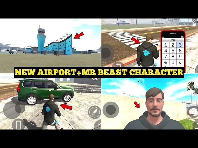 New Mr Beast Character+New Airport Update in Indian Bike Driving 3D | Must Watch |Harsh in Indian