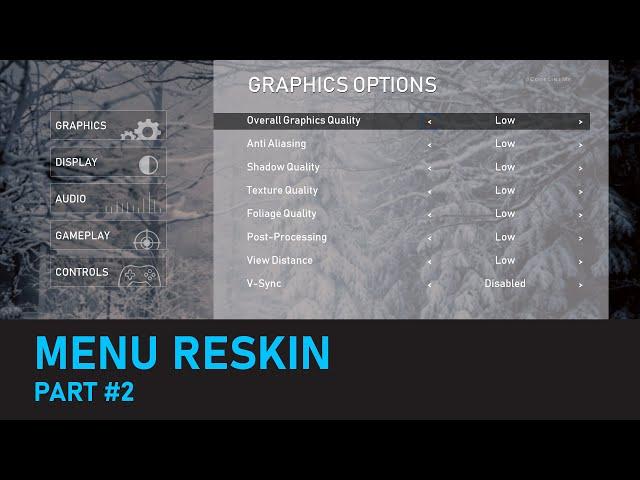 Unreal Engine 5 - Re-Skin Menu System UI - #2