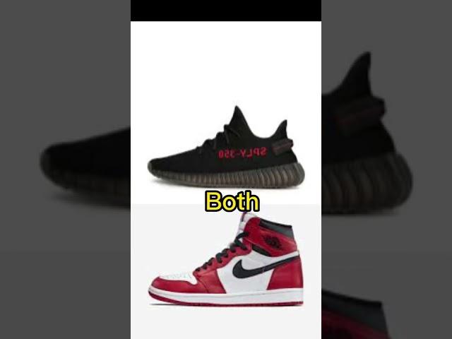 Jordan 1s vs yeezy 350s #fyp #sneakers #yeezy #jordan