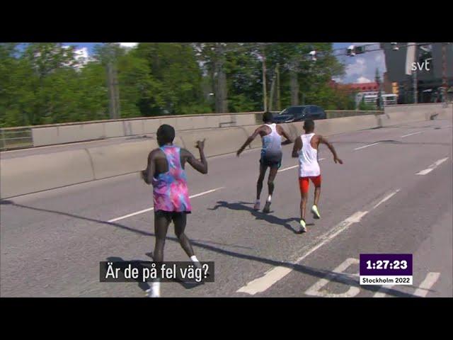 Förvirring i Stockholm Marathon 2022