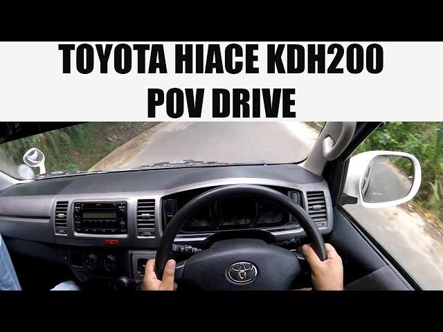 Toyota Hiace KDH200 POV Drive