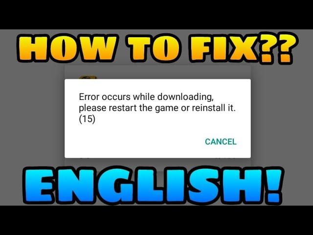 Creative destruction error downloading fix||*andoid