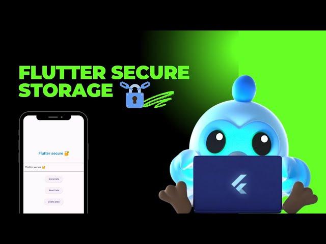 How to use Flutter Secure Storage | Mini Flutter Project |Store data locally on device memory.