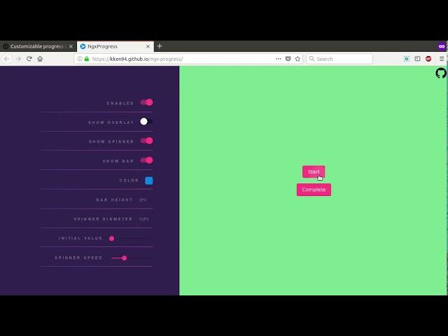 Customizable progress bar for Angular – ngx-progress