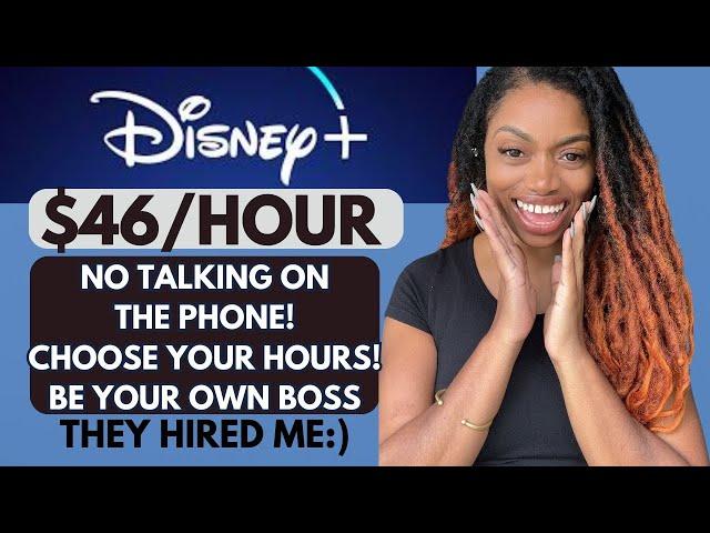 DISNEY IS HIRING I 5 REMOTE JOBS I NO INTERVIEW I SET YOUR OWN HOURS I WORK FROM HOME