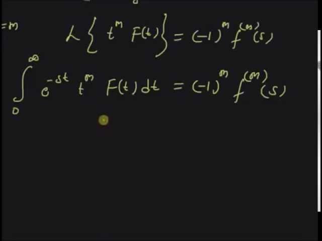 Laplace transform: Differentiation in s-domain