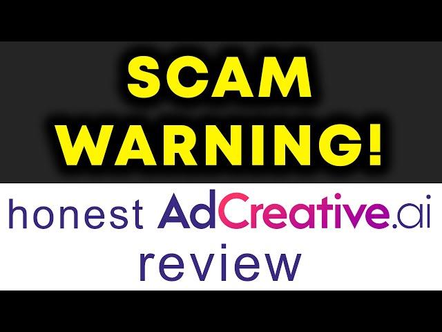 Adcreative.ai Review ️SCAM ALERT️you’ll loose your money!! (Honest Review + DEMO / Tutorial)