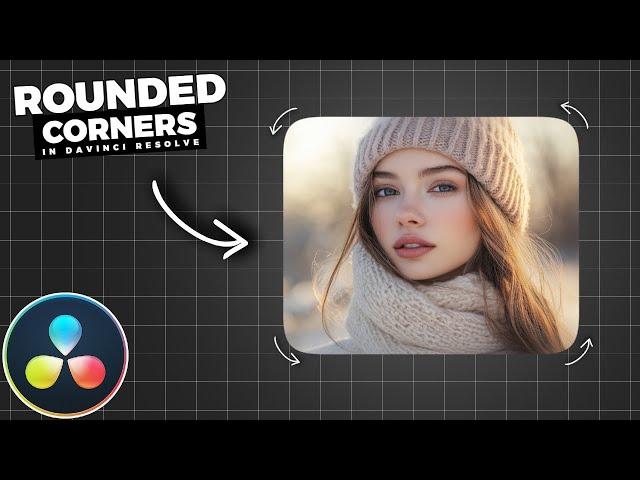 How To Add ROUNDED CORNERS To VIDEO In Davinci Resolve