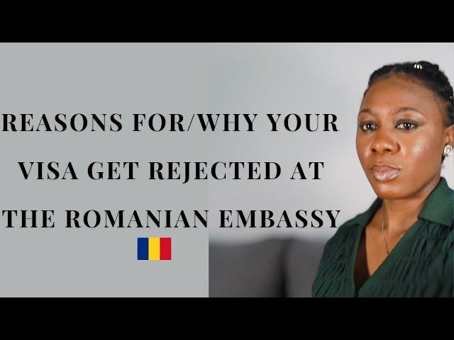 Why Romania Work/Student Visa Rejection | Why Your Visa Rejected | Romanian Embassy Update 2023|