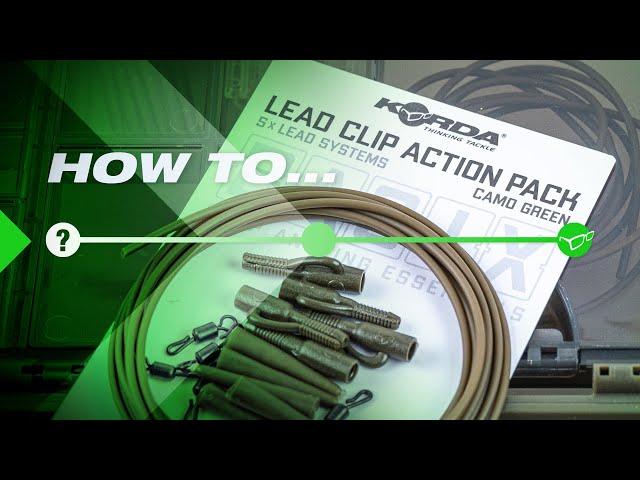 How To Set Up a BASIX Lead Clip Action Pack | Korda BASIX