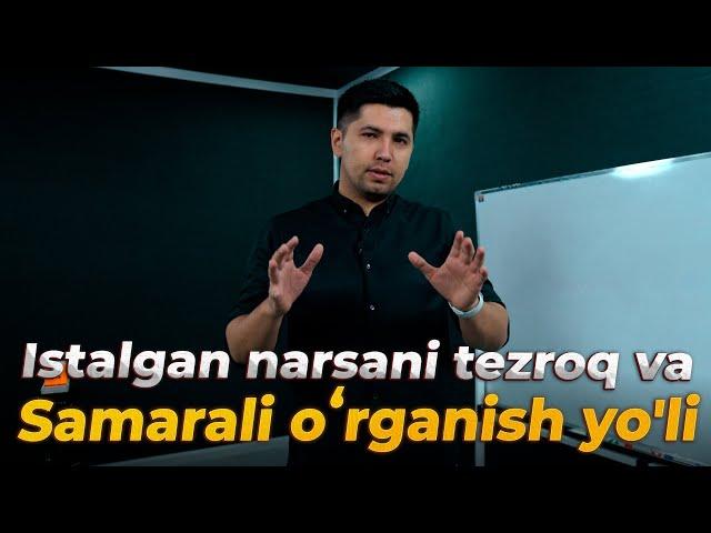 Qanday qilib istalgan narsani tezroq va samarali oʻrganish mumkin?