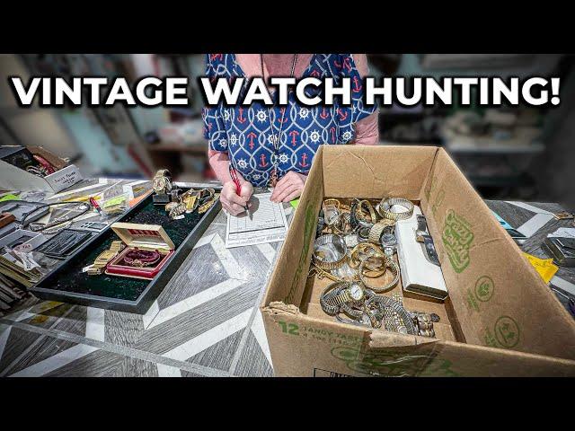 Buying Vintage Watches from an Antique Store! 