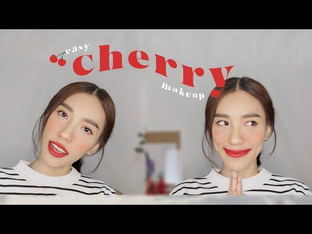 HOW TO  easy CHERRY makeup 