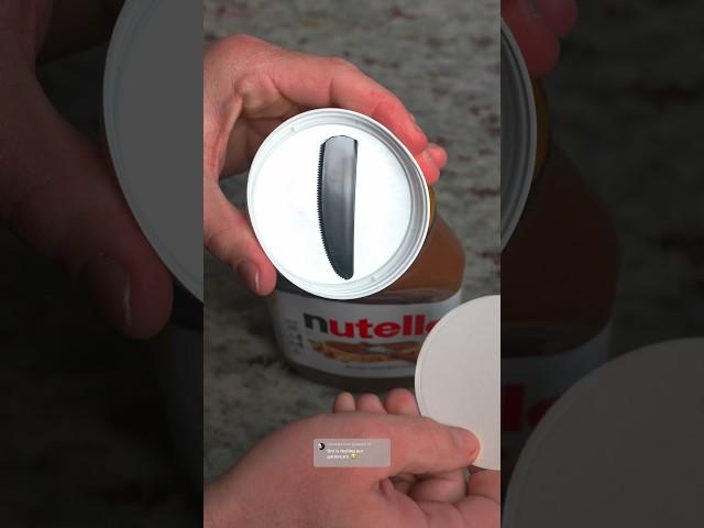 Save Money Nutella Hack  #food #lifehack #shorts