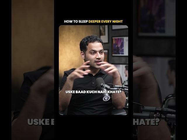 Ways To Get More Deep Sleep Tonight | Gaurav Gupta - Raj Shamani #shorts