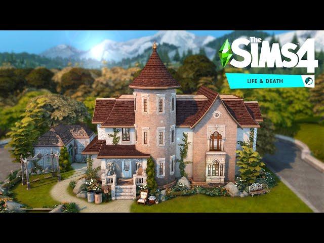 Life & Death Family Manor in Ravenwood | New Expansion Pack (no cc) The Sims 4 Speed Build