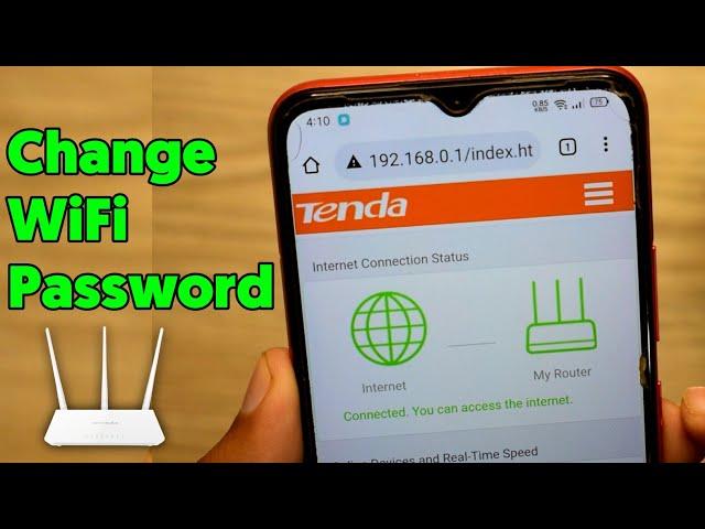 How to Change Wifi Password Tenda Router in Mobile - Sky tech