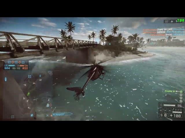 84-0 Scout Heli on Paracel Storm (5.1 KPM) | Battlefield 4 (2021)