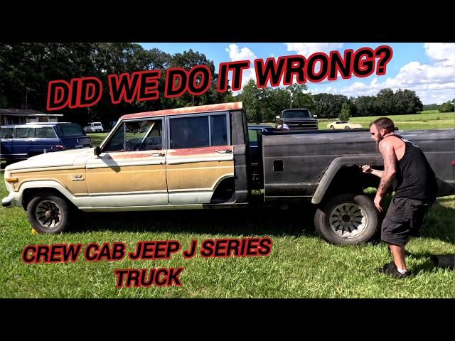 What did I do? Crew Cab Jeep J10 Build