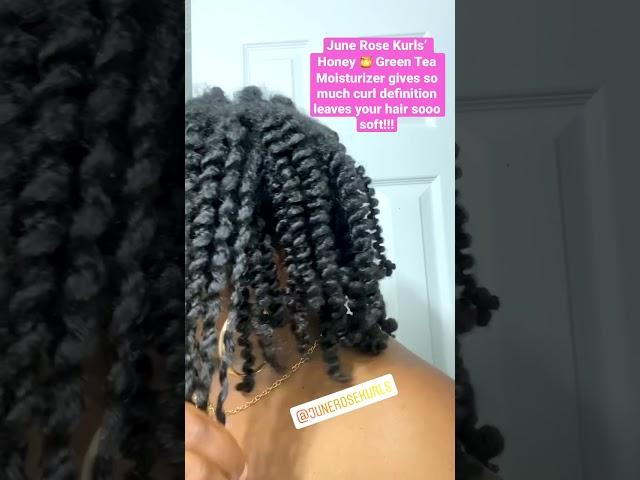 Best Moisturizer for Natural Hair! Get Amazing Curl Definition!!! June Rose Kurls