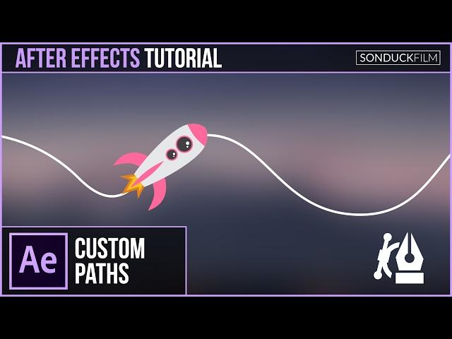 After Effects Tutorial: Animate Any Object or Text Along a Custom Path