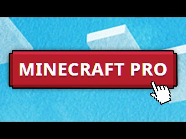 J'ai testé la version "Pro" de Minecraft...