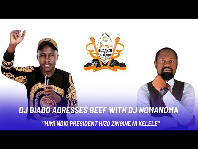 "Mimi ndio president hizo zingine ni Kelele" Dj Biado adresses beef with Dj Noma Noma"