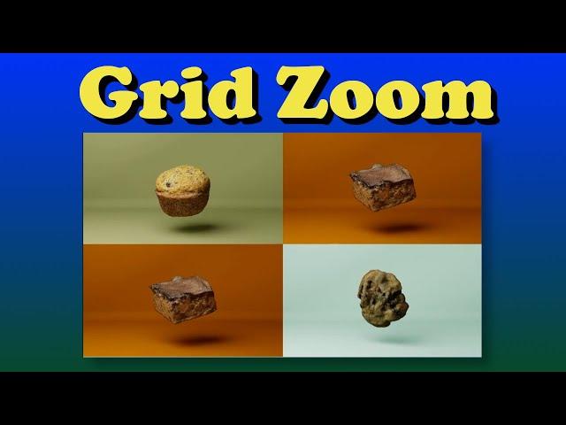 Grid Zoom Effect - Blender Video Editor