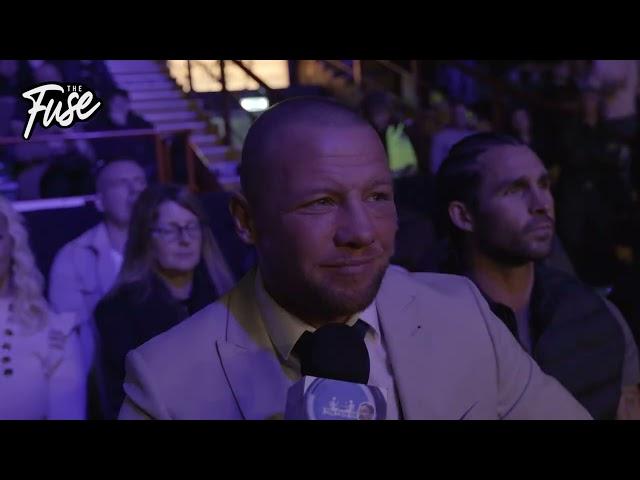 Danny Christie from the crowd at BKFC 68 Newcastle !