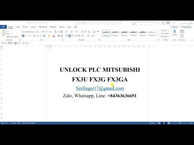 UNLOCK PASSWORD PLC MITSUBISHI FX3U FX3G FX3GC FX3GA