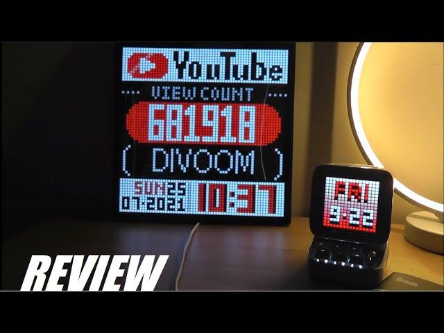 REVIEW: Divoom Pixoo 64 - Smart Pixel Art Display - WiFi Smart Clock (Ticker Display)