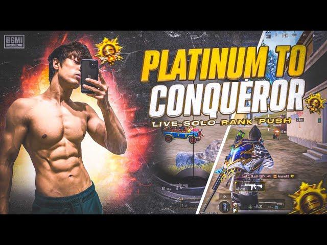 Platinum To Conqueror Rank Push Live#shorts #bgmi #gameplay #bgmilive #shortlive