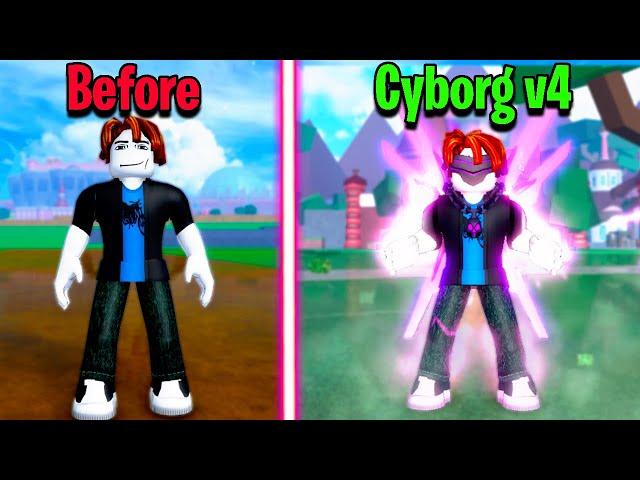 Going From Noob To Cyborg V4 Awakened in One Video! [Blox Fruits]