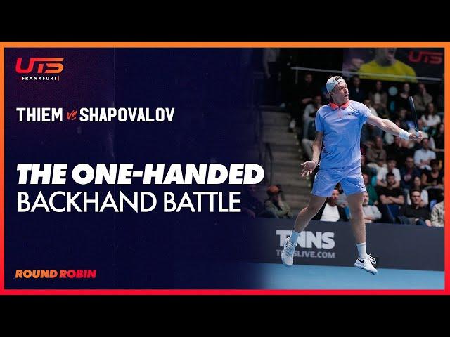 Dominator Dominic Thiem vs Shapo Denis Shapovalov | UTS Frankfurt 2024