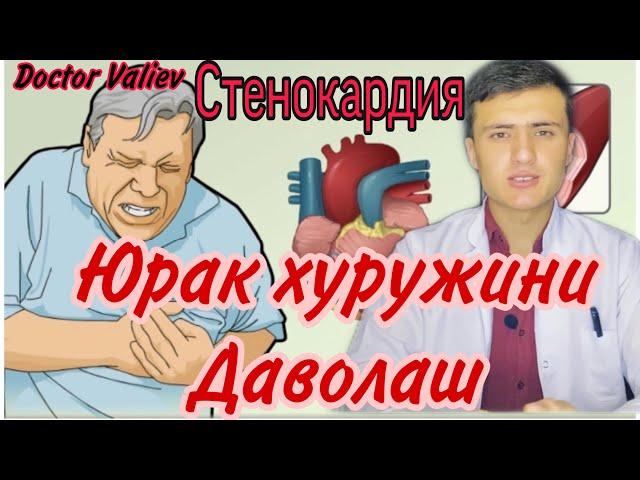 Стенокардия/Юрак хуружини олдини олиш ва тез ёрдам курсатиш !!!