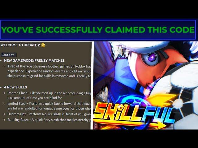 SKILLFUL UPDATE 2 (NEW CODES, SECRET CODE, NEW SKILLS SHOWCASE) ROBLOX