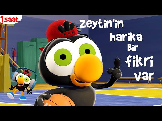 1 SAAT TÜRKÇE ÇİZGİ FİLM - Limon ile Zeytin #87 - Zeytin'in Harika Fikri!  | TRT Çocuk