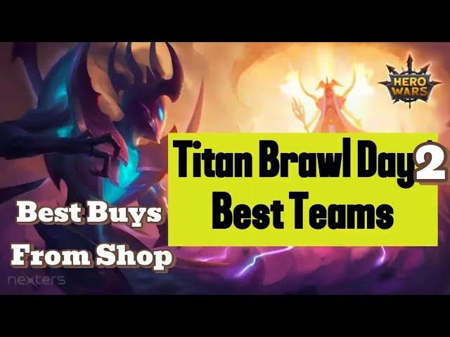 Hero Wars Titan Brawl Day 2 Best Teams September  Update Tenebris #herowars