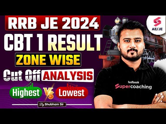 RRB JE Result 2024 | RRB JE Cut Off 2024 | RRB JE Cut Off Zone Wise | Complete Details | Shubham Sir