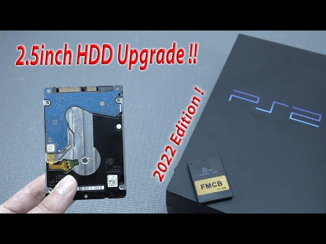 2.5 inch HDD 2TB Upgrade For Your PS2 in 2022 ! 