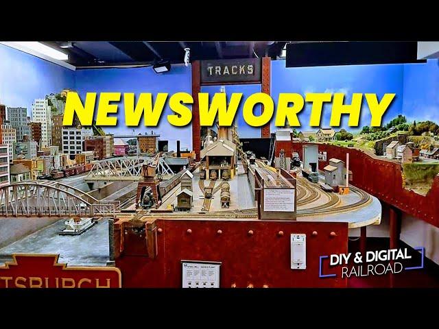 One of these Model Railroads MADE THE NEWS!