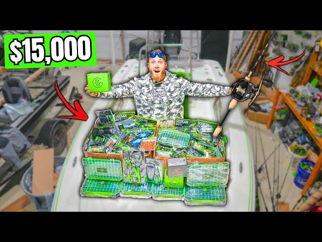 $15,000 World's LARGEST Fishing Unboxing (2024 NEW Rods, Reels, Lures)