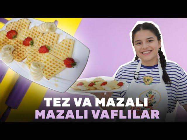 TEZ VA MAZALI -  MAZALI VAFLILAR TAYYORLASH